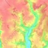Les Malvoisies地形图、海拔、地势