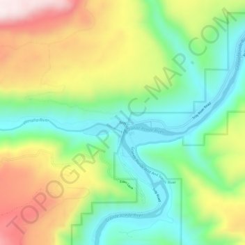 Troy地形图、海拔、地势