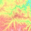 Sedalia地形图、海拔、地势