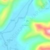 Linha Temerária地形图、海拔、地势