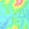 松吉地形图、海拔、地势