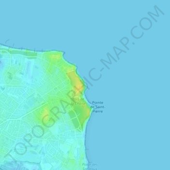 Grotte Saint-Philbert地形图、海拔、地势