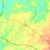 竹园镇地形图、海拔、地势