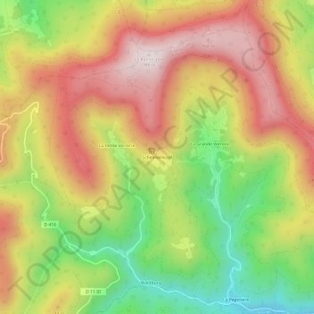 Schelmenkopf地形图、海拔、地势