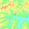 Connersville地形图、海拔、地势