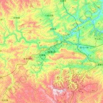 赫章县地形图、海拔、地势