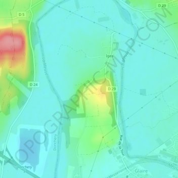 Les Rocheuses地形图、海拔、地势