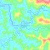Blanca Aurora地形图、海拔、地势
