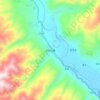 虾拉沱镇地形图、海拔、地势