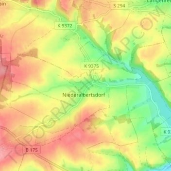 Kleinrußdorf地形图、海拔、地势