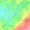 Le Hamel地形图、海拔、地势