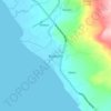 Malabang地形图、海拔、地势