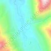 珠穆朗玛峰山脚观景点地形图、海拔、地势