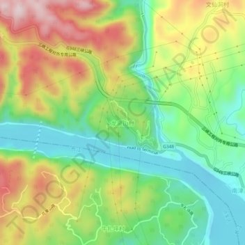 龙泉山村地形图、海拔、地势