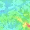 Lotissement Les Jardins du Vignau地形图、海拔、地势