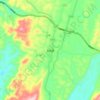 松烟镇地形图、海拔、地势