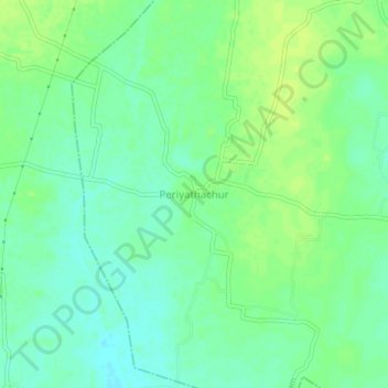 Periyathachur地形图、海拔、地势