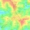 Montgerval地形图、海拔、地势