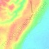 Mwera地形图、海拔、地势