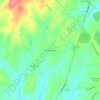 Deerfield Estates地形图、海拔、地势