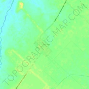 Azcuénaga地形图、海拔、地势