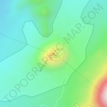 Volcán Cerro Negro地形图、海拔、地势