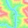 仲尼镇地形图、海拔、地势