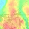 Greenford地形图、海拔、地势