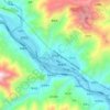 东江镇地形图、海拔、地势