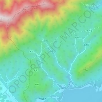 丰源地形图、海拔、地势