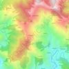 Preshi地形图、海拔、地势