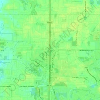 Johnsville地形图、海拔、地势