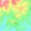 红土地老明星地形图、海拔、地势