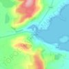 Finstown地形图、海拔、地势