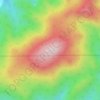 Wheeler Mountain地形图、海拔、地势