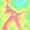 Blanca Peak地形图、海拔、地势
