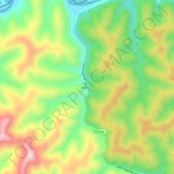 Majestic地形图、海拔、地势