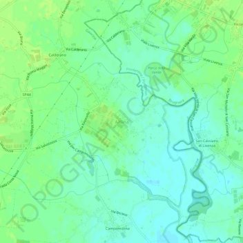 Albina地形图、海拔、地势