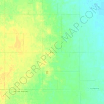 Coe地形图、海拔、地势