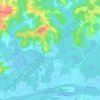 Julieu地形图、海拔、地势