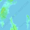 WCBS-AM (New York)地形图、海拔、地势