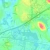 North Tewksbury地形图、海拔、地势