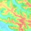 Le Pas de Vent地形图、海拔、地势