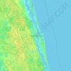 Saint Augustine地形图、海拔、地势