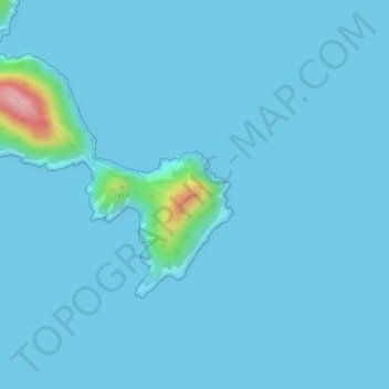Farol da Juatinga地形图、海拔、地势