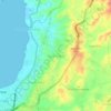 Bukit Indah地形图、海拔、地势