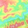 外郎乡地形图、海拔、地势