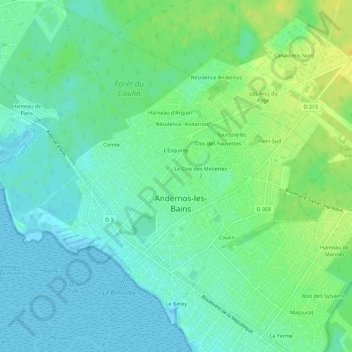 Taluque地形图、海拔、地势
