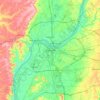 Louisville地形图、海拔、地势