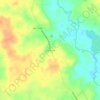 Oak Grove地形图、海拔、地势